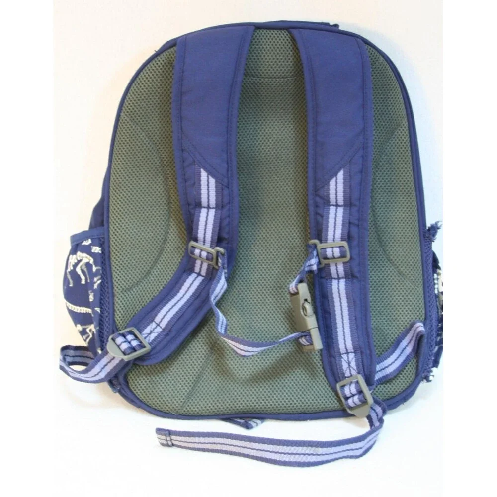 Pottery Barn Kids Mackenzie Navy Dinosaur Bones Glow in the Dark Travel Backpack